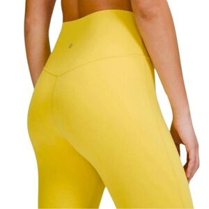 NWT Lululemon Align Pant 28” Yellow Soll Size 8